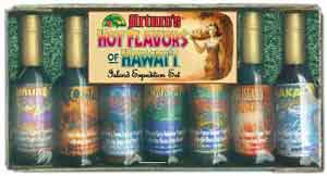 All 7 Hot Flavors of Hawaii in an attractive gift set